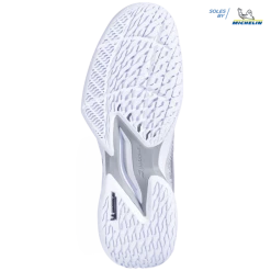 Babolat Jet Mach 3 AC White/Silver Men's Shoes -CLASH Shop babolat jet mach 3 ac white silver mens shoes 4