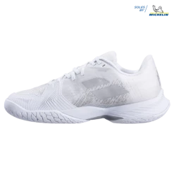 Babolat Jet Mach 3 AC White/Silver Women's Shoes
