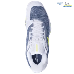 Babolat Jet Mach Tere All Court White/Dark Blue Men's Shoe 11 Babolat Jet Mach Tere All Court White/Dark Blue Men's Shoe -CLASH Shop babolat jet mach tere all court white dark blue me 4