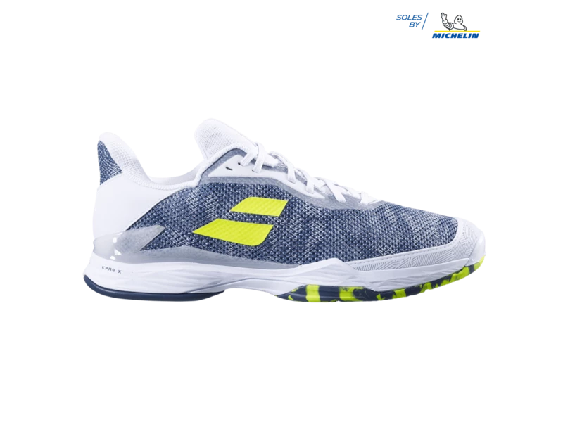 Babolat Jet Mach Tere All Court White/Dark Blue Men's Shoe 3 Babolat Jet Mach Tere All Court White/Dark Blue Men's Shoe