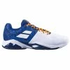Babolat Propulse Blast White/Dark Blue Men's Shoe 1 Babolat Propulse Blast White/Dark Blue Men's Shoe -CLASH Shop babolat propulse blast white dark blue mens shoe