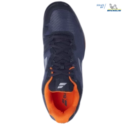Babolat SFX3 All Court Black/Orange Men's Shoes 11 Babolat SFX3 All Court Black/Orange Men's Shoes -CLASH Shop babolat sfx3 all court black orange mens shoes 4
