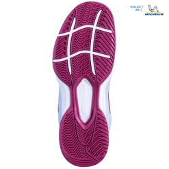 Babolat SFX3 All Court Clearwater/Cherry Women's Shoes -CLASH Shop babolat sfx3 all court clearwater cherry womens sh 2