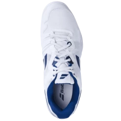 Babolat SFX3 All Court White/Navy Men's Shoes 8 Babolat SFX3 All Court White/Navy Men's Shoes -CLASH Shop babolat sfx3 all court white navy mens shoes 2