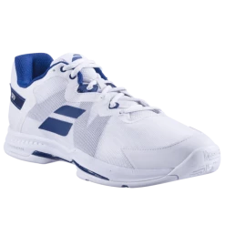 Babolat SFX3 All Court White/Navy Men's Shoes 9 Babolat SFX3 All Court White/Navy Men's Shoes -CLASH Shop babolat sfx3 all court white navy mens shoes 3