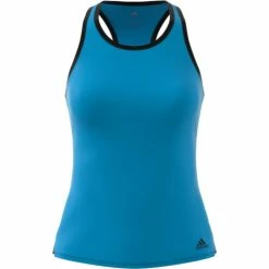 ADIDAS CLUB SHOCK CYAN LADIES TENNIS TANK DU0954