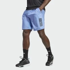 ADIDAS CLUB 3STRIPE 9INCH SHORT HS3252 BLUFUS MENS TENNIS