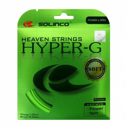 SOLINCO HYPER-G SOFT 1.30MM 12.2M SET TENNIS STRING 3 SOLINCO HYPER-G SOFT 1.30MM 12.2M SET TENNIS STRING