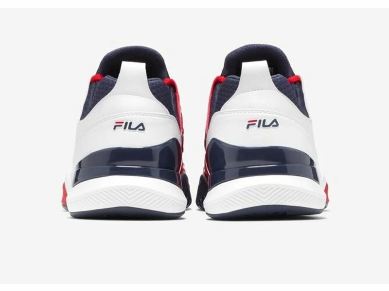 Fila Speedserve Men's Tennis Shoe White/Red/Navy 8 Fila Speedserve Men's Tennis Shoe White/Red/Navy - Image 6