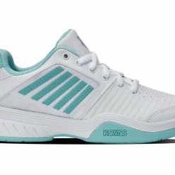 CLASH Shop -CLASH Shop k swiss court express white blue womens shoe 1