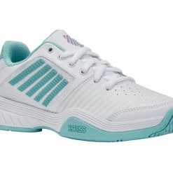 K-Swiss Court Express White/Blue Women's Shoe -CLASH Shop k swiss court express white blue womens shoe 2