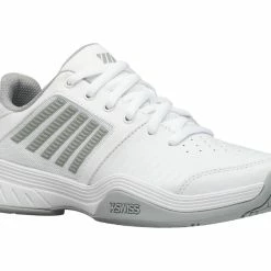 K-Swiss Court Express White/Silver Women's Shoe 10 K-Swiss Court Express White/Silver Women's Shoe -CLASH Shop k swiss court express white silver womens shoe 2