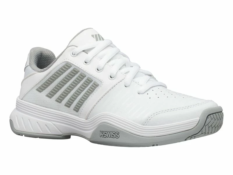 K-Swiss Court Express White/Silver Women's Shoe 5 K-Swiss Court Express White/Silver Women's Shoe - Image 3