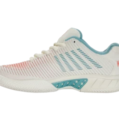 K-Swiss Hypercourt Express 2 Blanc/Blue/Desert Flower Women's Shoe