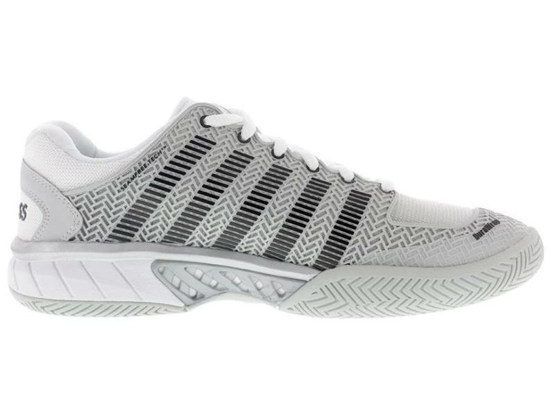 K-Swiss Hypercourt Express Grey/Silver Men's Tennis Shoe 3 K-Swiss Hypercourt Express Grey/Silver Men's Tennis Shoe