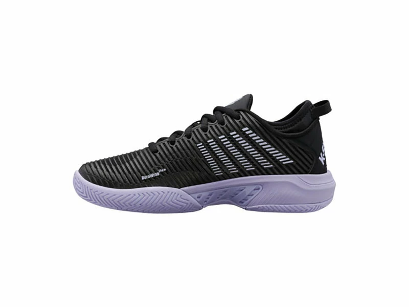K-Swiss Hypercourt Supreme Black/Purple Women's Shoes 4 K-Swiss Hypercourt Supreme Black/Purple Women's Shoes - Image 2