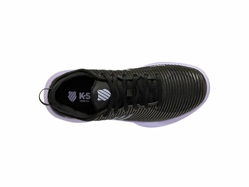 K-Swiss Hypercourt Supreme Black/Purple Women's Shoes 5 K-Swiss Hypercourt Supreme Black/Purple Women's Shoes - Image 3
