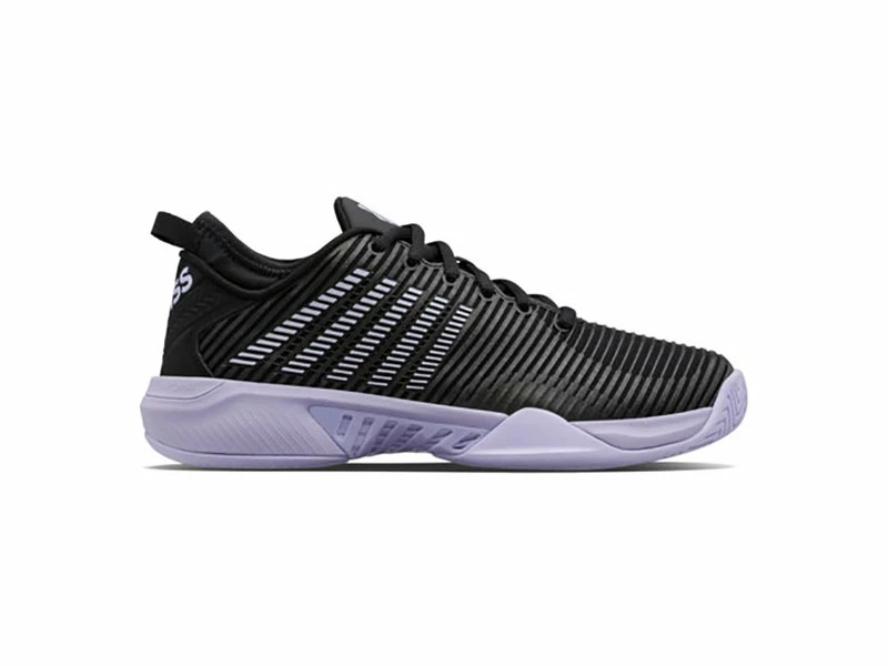 K-Swiss Hypercourt Supreme Black/Purple Women's Shoes 3 K-Swiss Hypercourt Supreme Black/Purple Women's Shoes