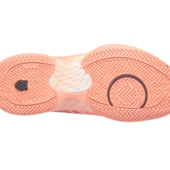 K-Swiss Hypercourt Supreme Peach/Asphalt Women's Shoes -CLASH Shop k swiss hypercourt supreme peach asphalt womens sh 5