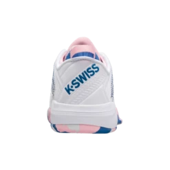K-Swiss Hypercourt Supreme White/Blue/Pink Women's Shoes -CLASH Shop k swiss hypercourt supreme white blue pink womens 4