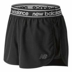 NEW BALANCE ACCEL 2.5IN LADIES BLACK SHORT WS81134