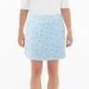 NIVO LION SKORT 0210637 ICE BLUE LADIES -CLASH Shop ni0210637 400 ice blue pattern skirt 500x500 1
