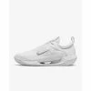 Nike Nike Zoom Court NXT Women's Shoe- White/Silver 1 Nike Nike Zoom Court NXT Women's Shoe- White/Silver -CLASH Shop nike nike zoom court nxt womens shoe white silver