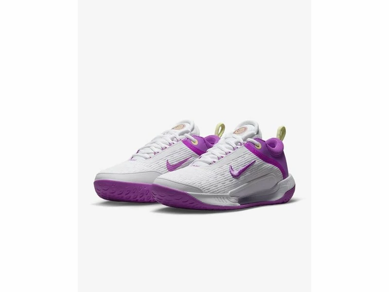 Nike Zoom Court NXT Women's Shoe- White/Fuchsia 7 Nike Zoom Court NXT Women's Shoe- White/Fuchsia - Image 5