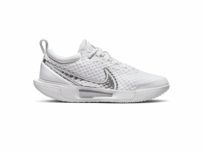 Nike Zoom Court Pro Women's Shoe- White/Silver 4 Nike Zoom Court Pro Women's Shoe- White/Silver - Image 2