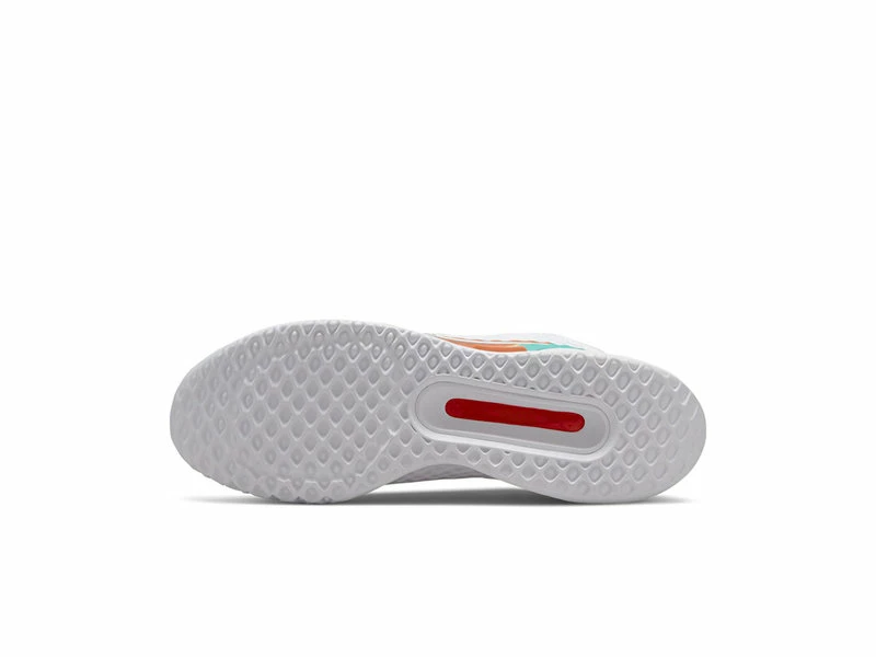 Nike Zoom Court Pro Women's Shoe- White/Teal/Red 5 Nike Zoom Court Pro Women's Shoe- White/Teal/Red - Image 3