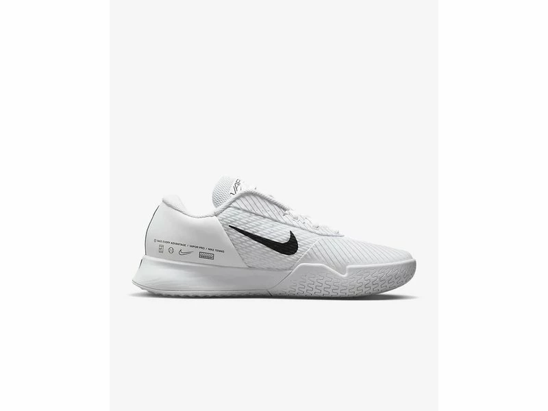 Nike Zoom Vapor Pro 2 Men's Shoe- White 3 Nike Zoom Vapor Pro 2 Men's Shoe- White