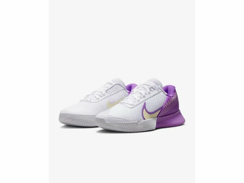 Nike Zoom Vapor Pro 2 Women's Shoe- White/Citron 7 Nike Zoom Vapor Pro 2 Women's Shoe- White/Citron - Image 5