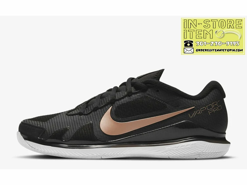 Nike Zoom Vapor Pro Black/Red Bronze Women's Shoe 3 Nike Zoom Vapor Pro Black/Red Bronze Women's Shoe
