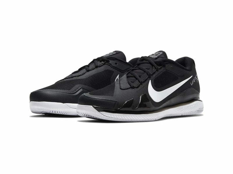 Nike Zoom Vapor Pro Black/White Men's Shoe 8 Nike Zoom Vapor Pro Black/White Men's Shoe - Image 6