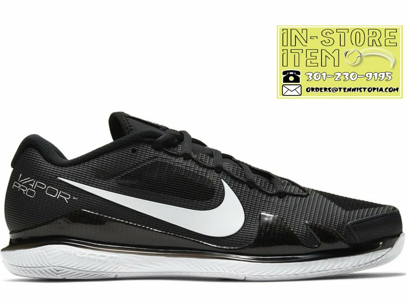 Nike Zoom Vapor Pro Black/White Men's Shoe 3 Nike Zoom Vapor Pro Black/White Men's Shoe