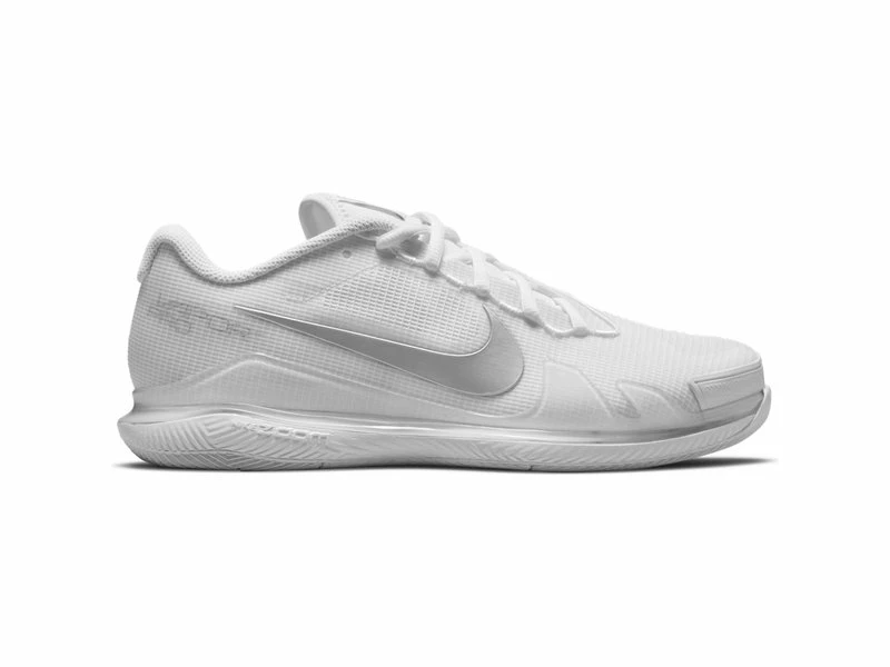 Nike Zoom Vapor Pro White/Silver Women's Shoe 4 Nike Zoom Vapor Pro White/Silver Women's Shoe - Image 2