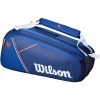WILSON SUPER TOUR 9PACK ROLAND GARROS 2022 NAVY TENNIS BAG -CLASH Shop wr8018201 0 roland garros super tour 9pk bu clay.1651317023 500x500 1