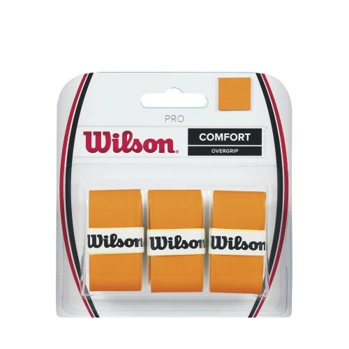 WILSON PRO O/GRIP 3PK BURN 3 WILSON PRO O/GRIP 3PK BURN