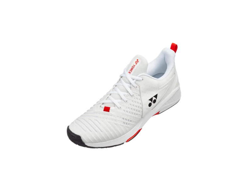 Yonex Sonicage 3 Men's Shoe- White/Red 5 Yonex Sonicage 3 Men's Shoe- White/Red - Image 3